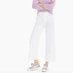 J.Crew Point Sur wide leg crop pant